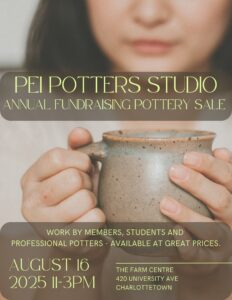 2025 pottery sale poster
